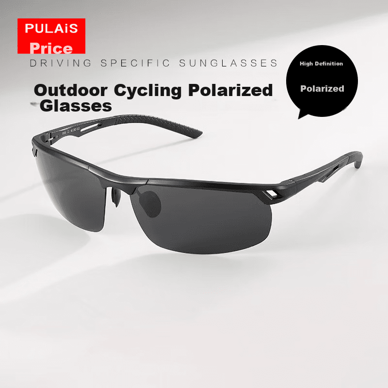 Pulais Unisex naočare za sunce, Crne