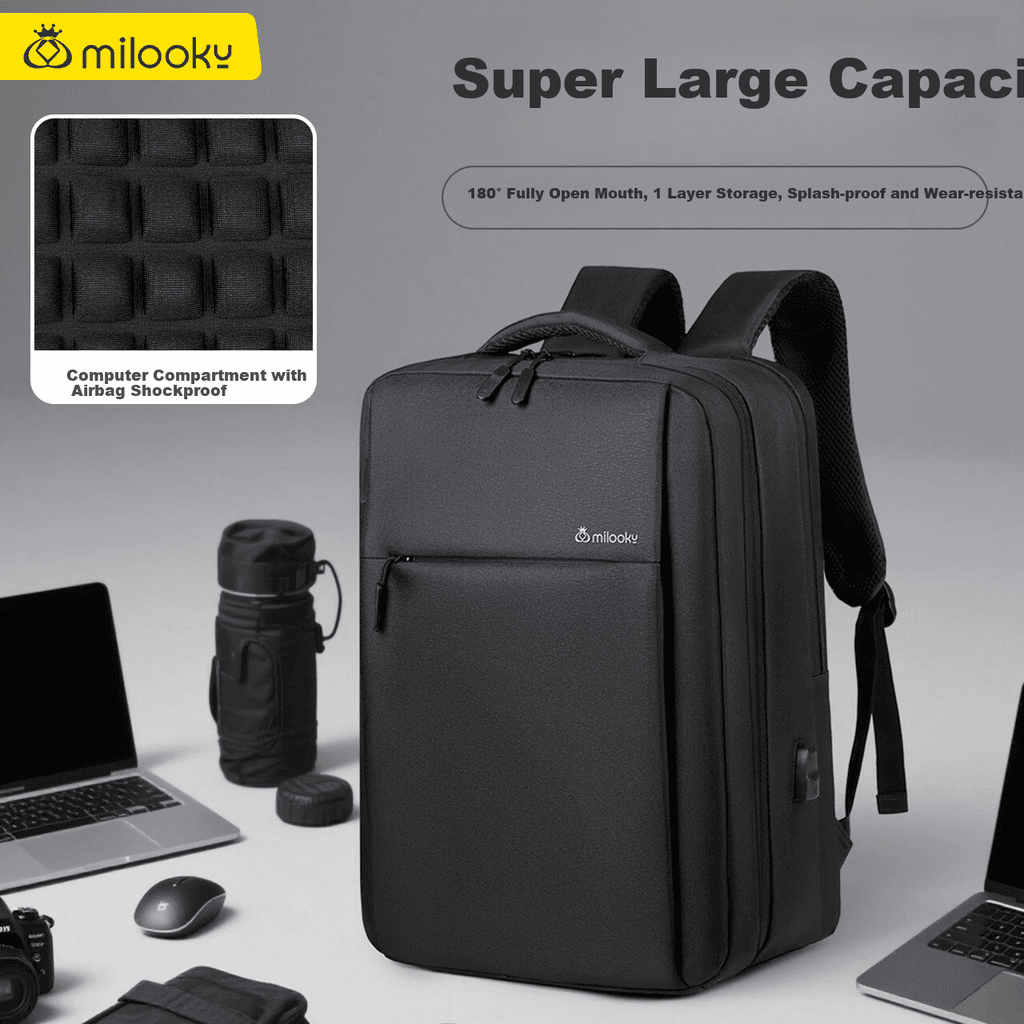 Milooky Torba za laptop, Crna
