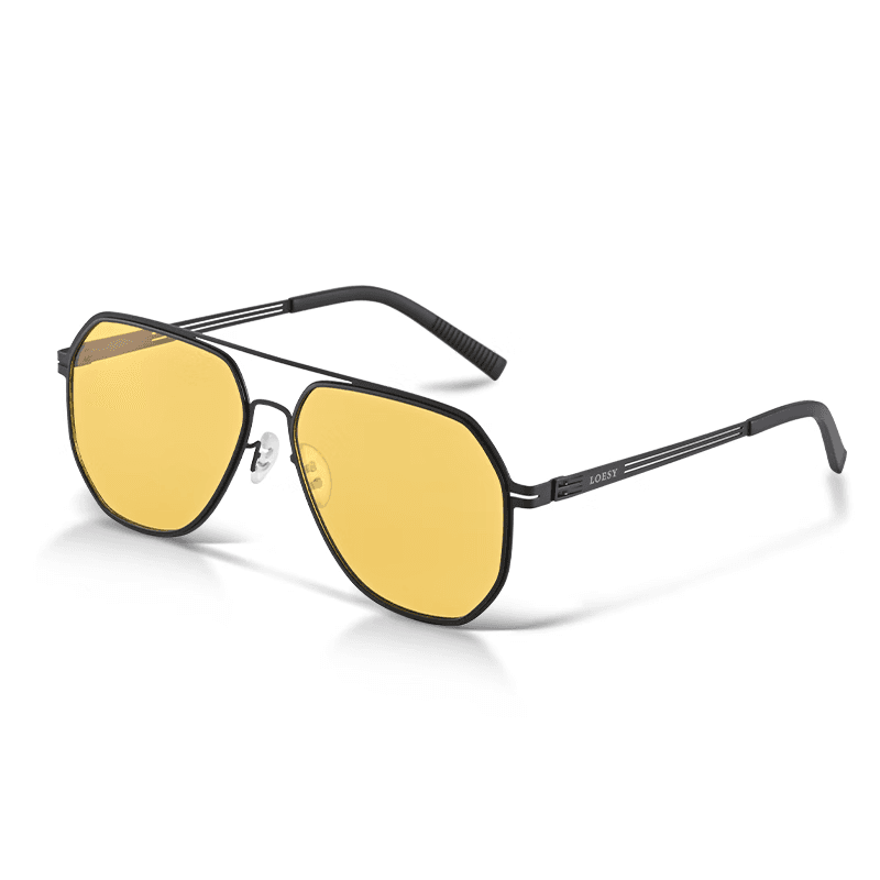 Loesy Unisex naočare za sunce, Crne