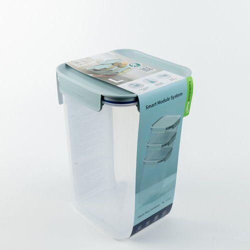 LocknLock Posuda za hranu Modular Plus 4l, Kvadratna, Svetloplava