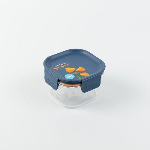 LocknLock Posuda za hranu Bsfree Modular Plus 260ml, Kvadratna, Tamnoplava
