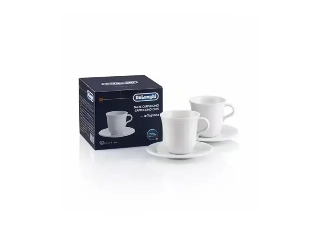 DeLonghi Set šolja za cappuccino DLSC309, 2 komada, Bele