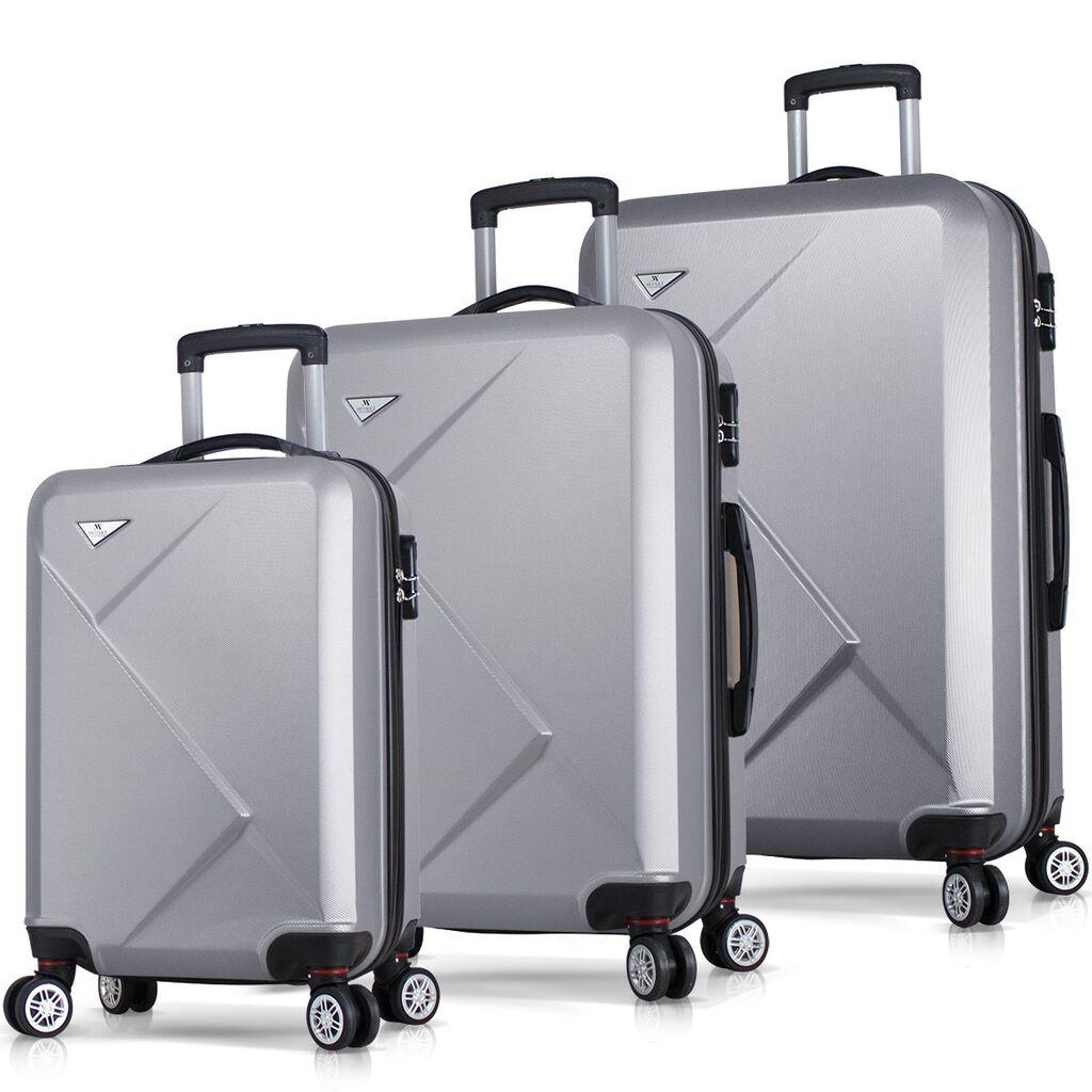 MyValice Set kofera 4889, 3 dela, Sivi