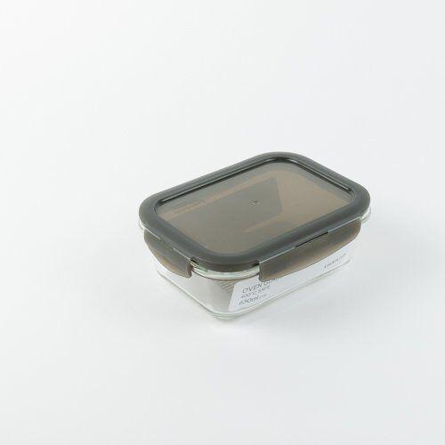 LocknLock Staklena posuda za hranu Ovenglass Euro Gray 630ml, Siva