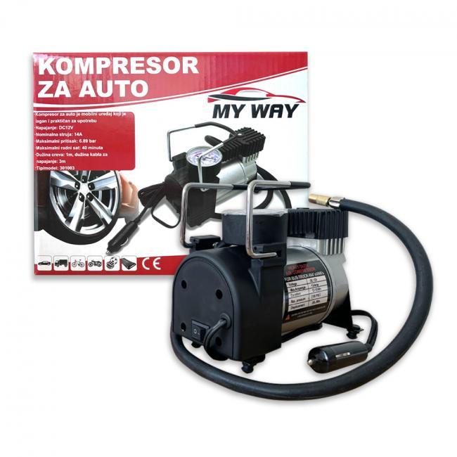 My Way Kompresor za auto 12V, 6.89bar