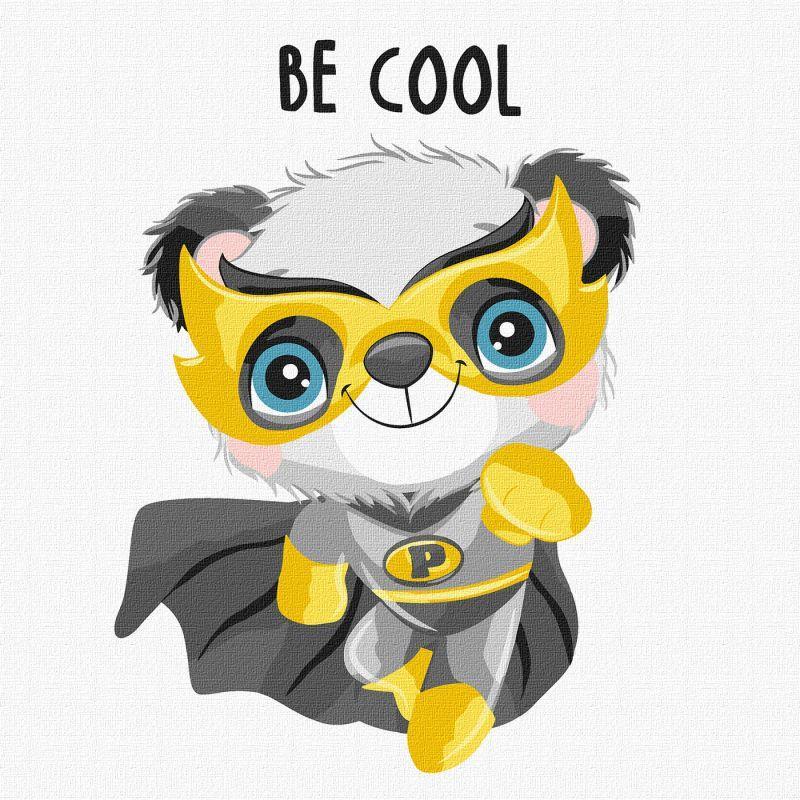 Ideyka Slika po brojevima Super junak, 30x30cm