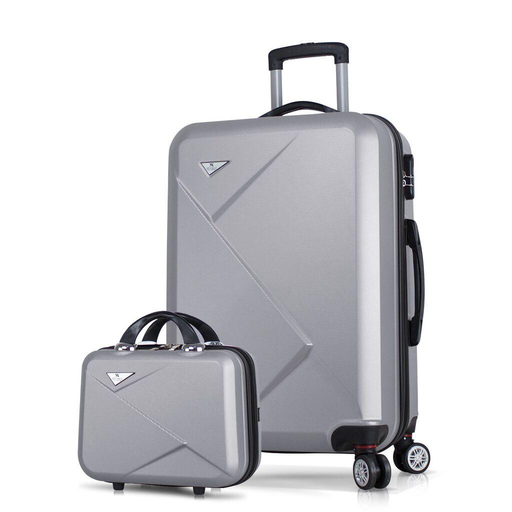 MyValice Set kofera 4988, 2 dela, Sivi