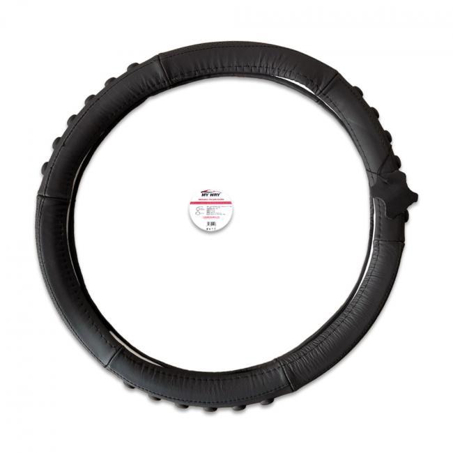 My Way Navlaka za volan, Kožna, Crna