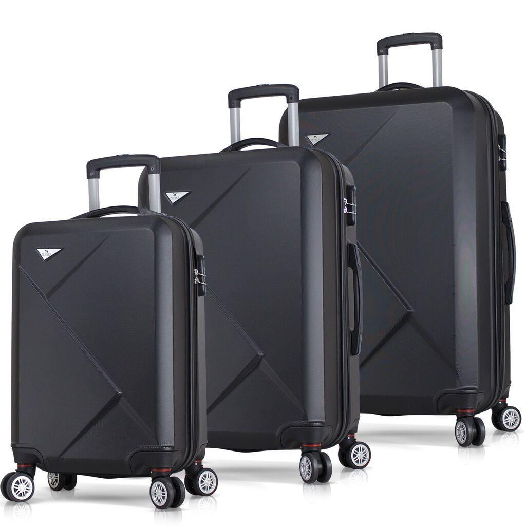 MyValice Set kofera 8008, 3 dela, Crni