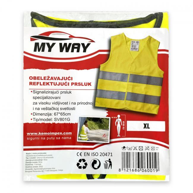 My Way Reflektujući prsluk, Žuti