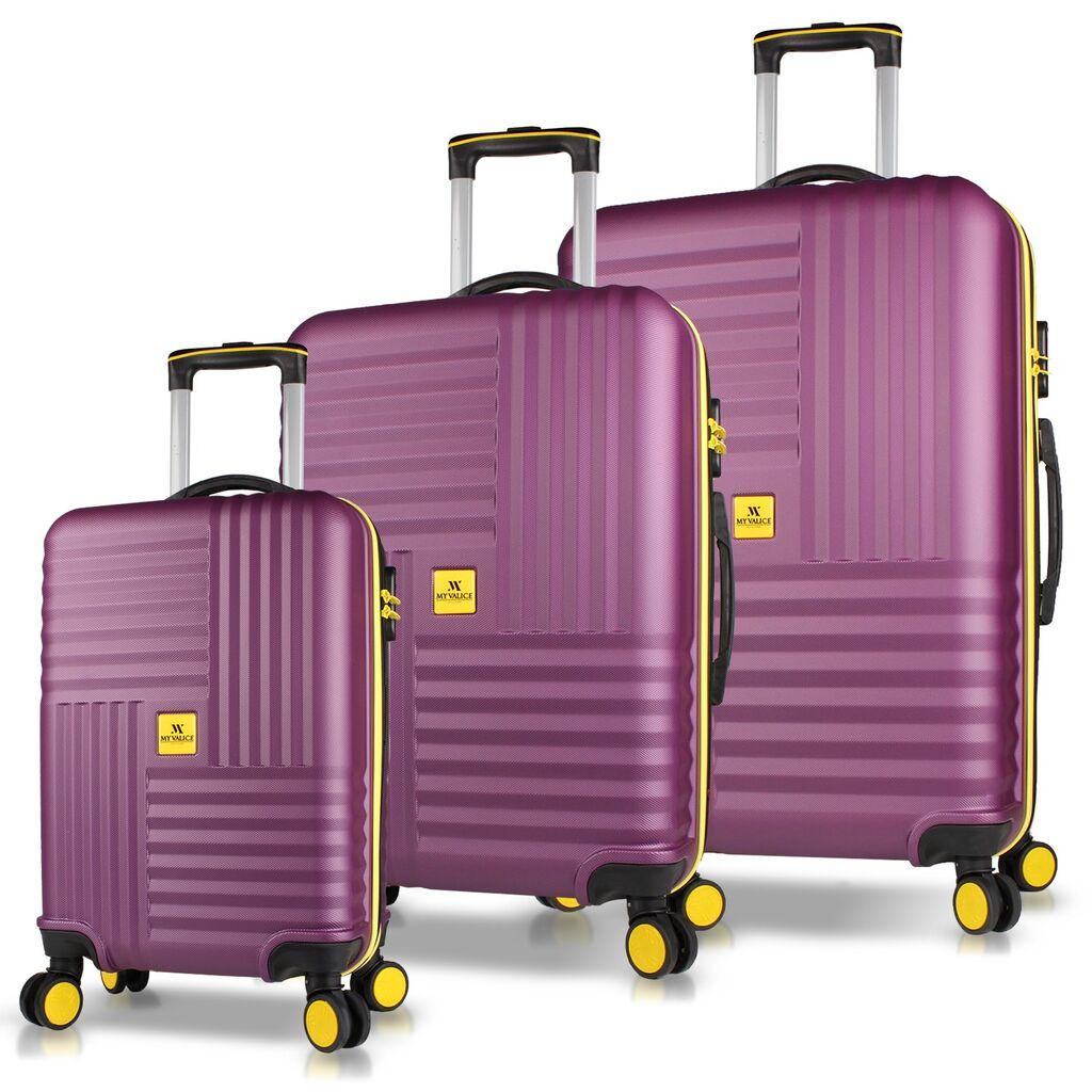 MyValice Set kofera 8135, 3 dela, Bordo