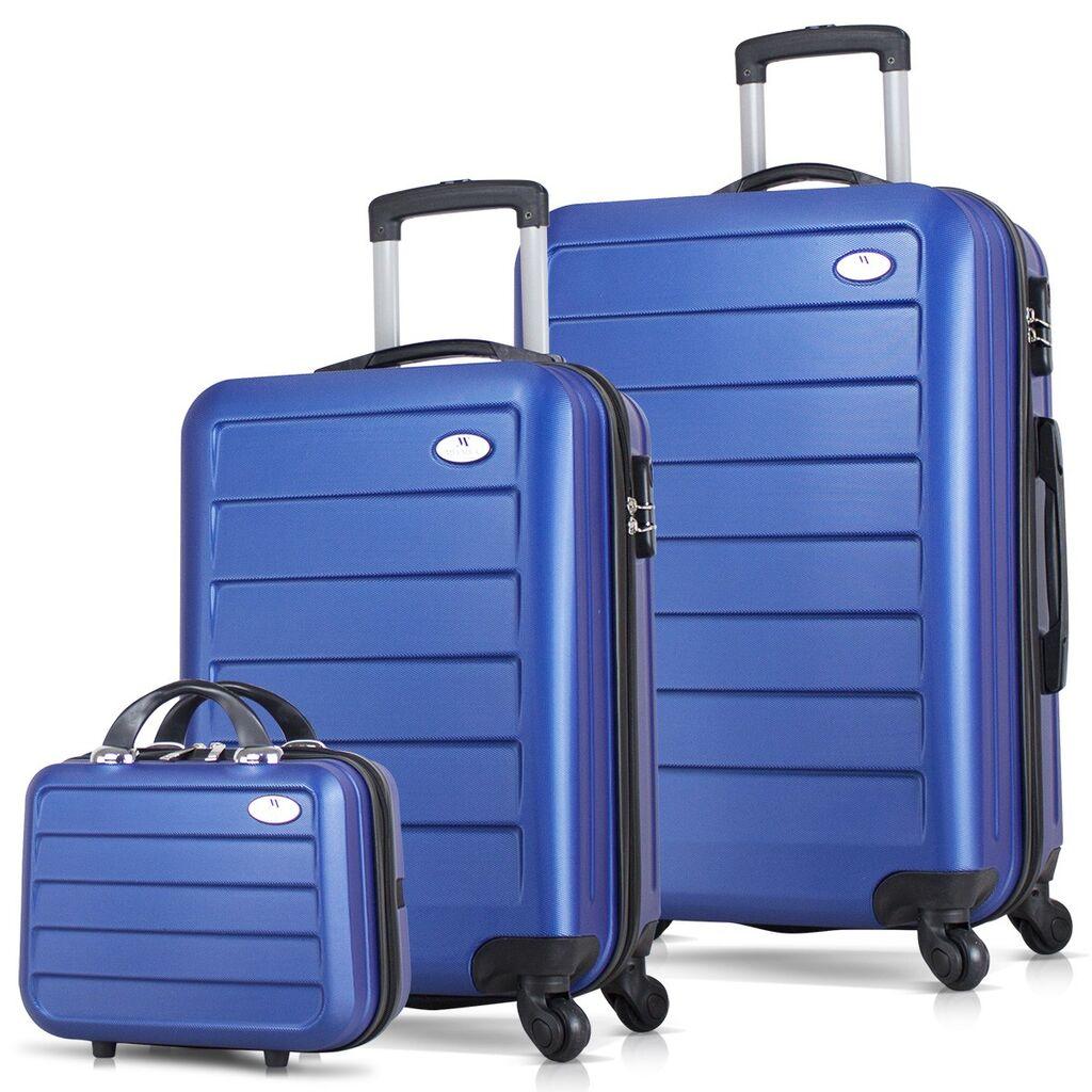 MyValice Set kofera 1659, 3 dela, Plavi