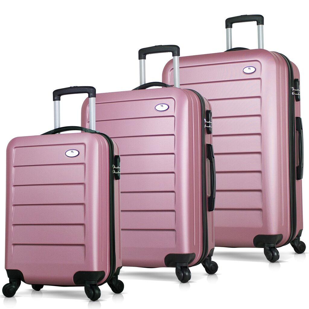 MyValice Set kofera 6295, 3 dela, Rose Gold