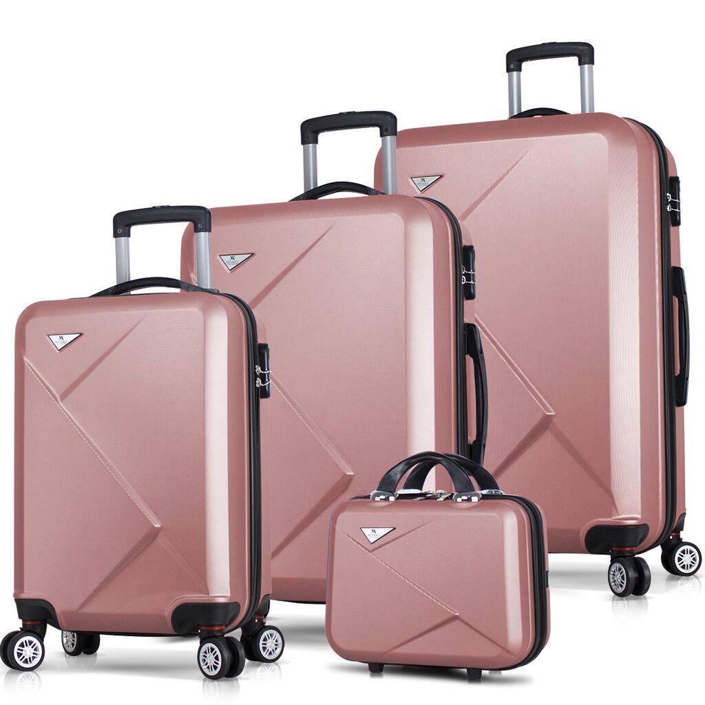 MyValice Set kofera 8244, 4 dela, Rose Gold
