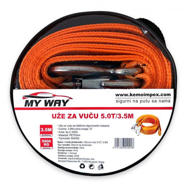 My Way Uže za vuču 5t, 3.5m