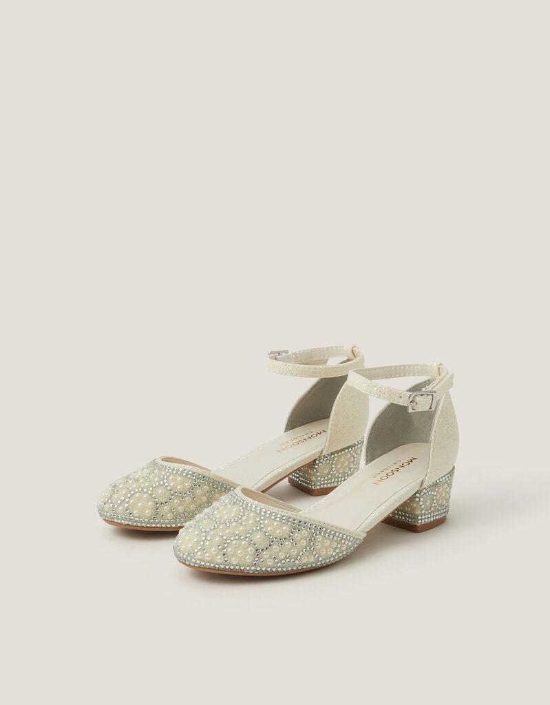 Monsoon Children Cipele za devojčice Sparkle, Slonovača