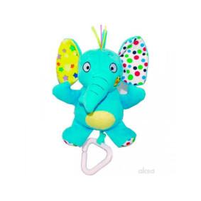 BIBA TOYS Plišana muzička igračka za bebe Slon