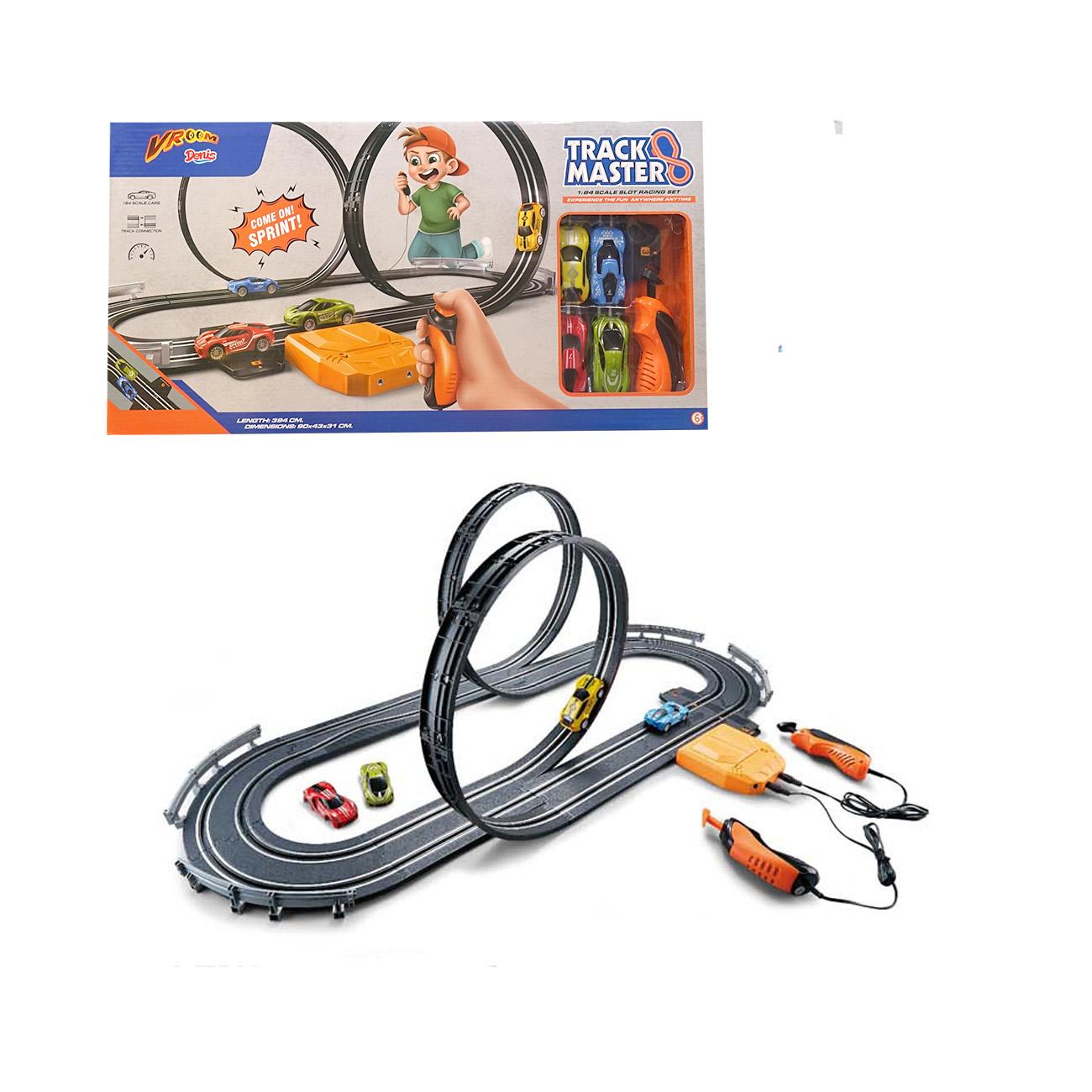 DENIS Takmičarska staza sa autićima na daljinsko upravljanje, 394 cm