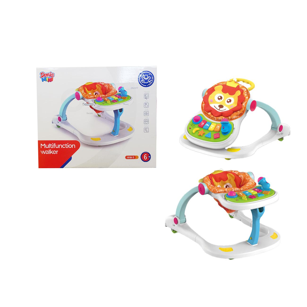 DENIS Multifunkcionalna didaktička hodalica 4u1, Lav