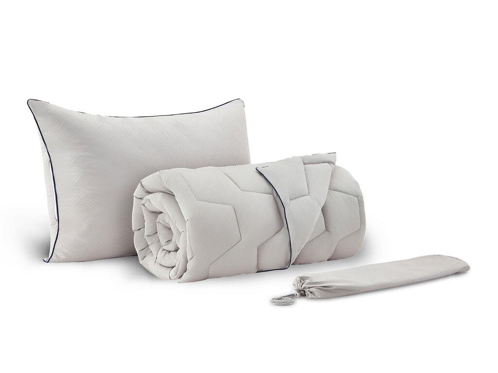 Dormeo Set jastuka i jorgana Adaptivego Lux, 140x200cm, Siva