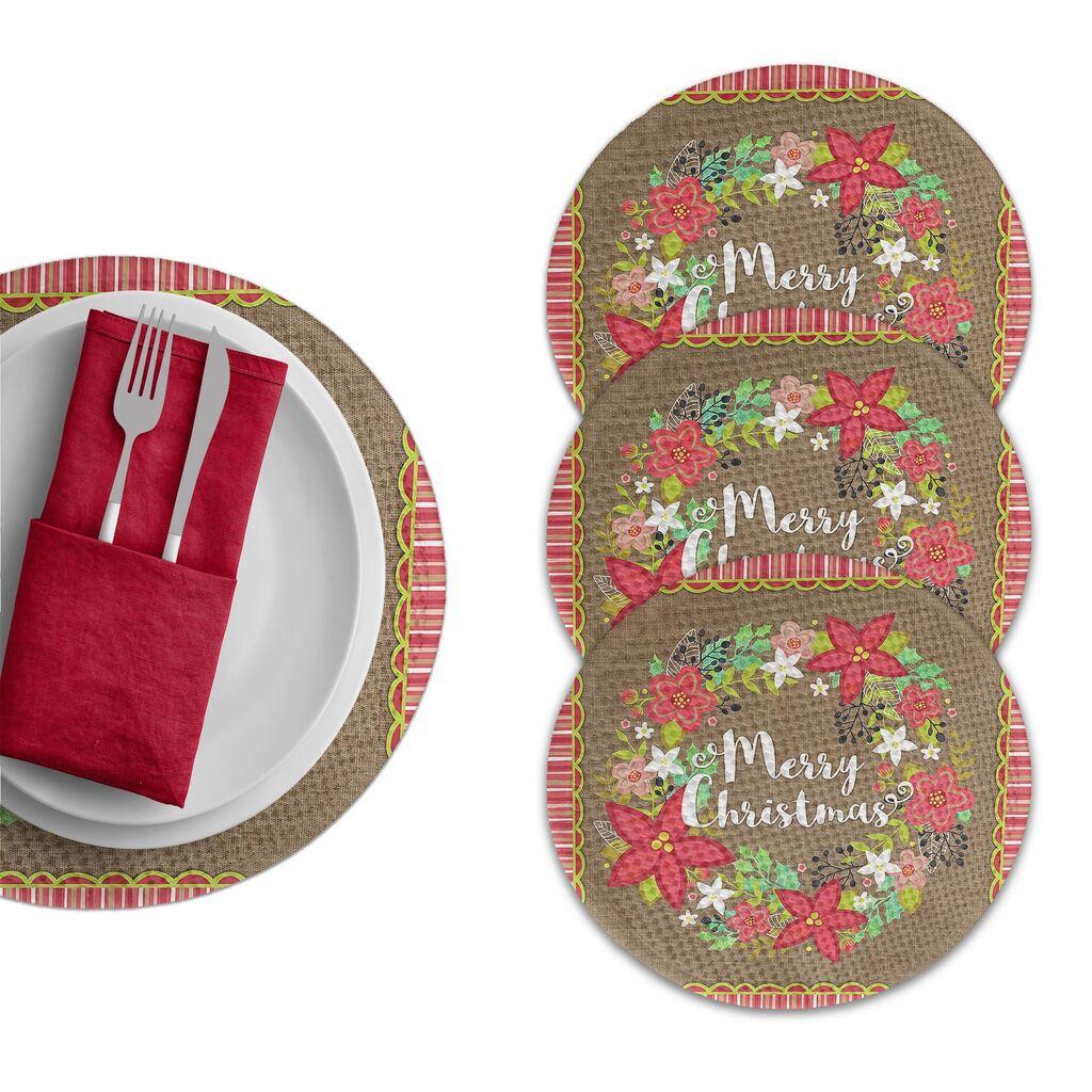 Hermia Podmetač za sto 2306Supla, 4 komada, Šareni