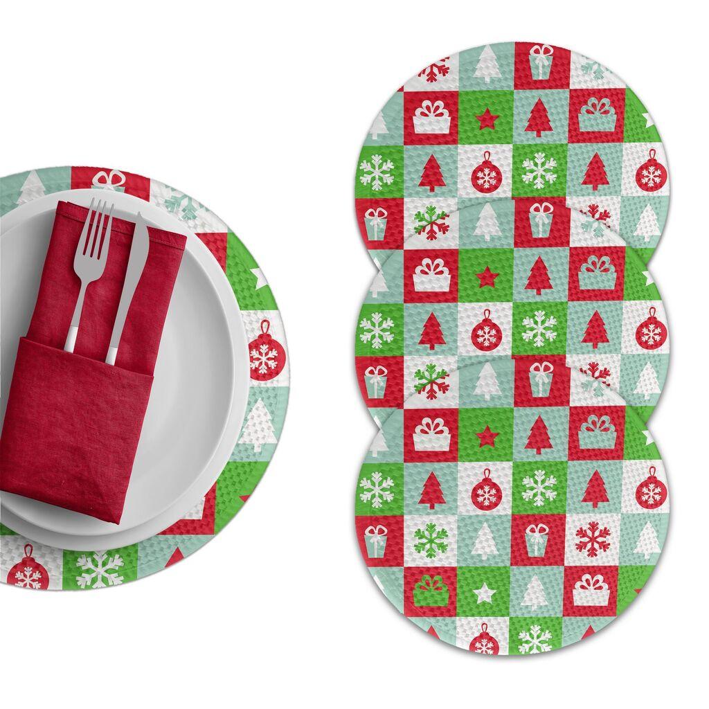 Hermia Podmetač za sto 3150Supla, 4 komada, Šareni