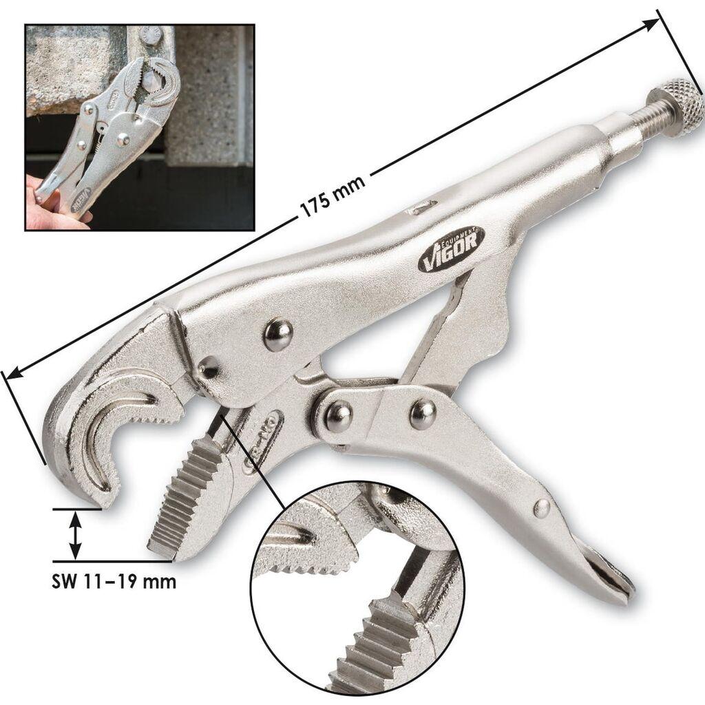 Vigor Grip klešta V3738, 17.5 cm