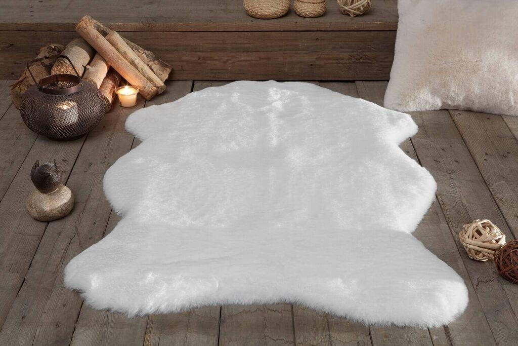 Conceptum Hypnose Tepih Faux Fur Post, 70 x 100cm, Beli