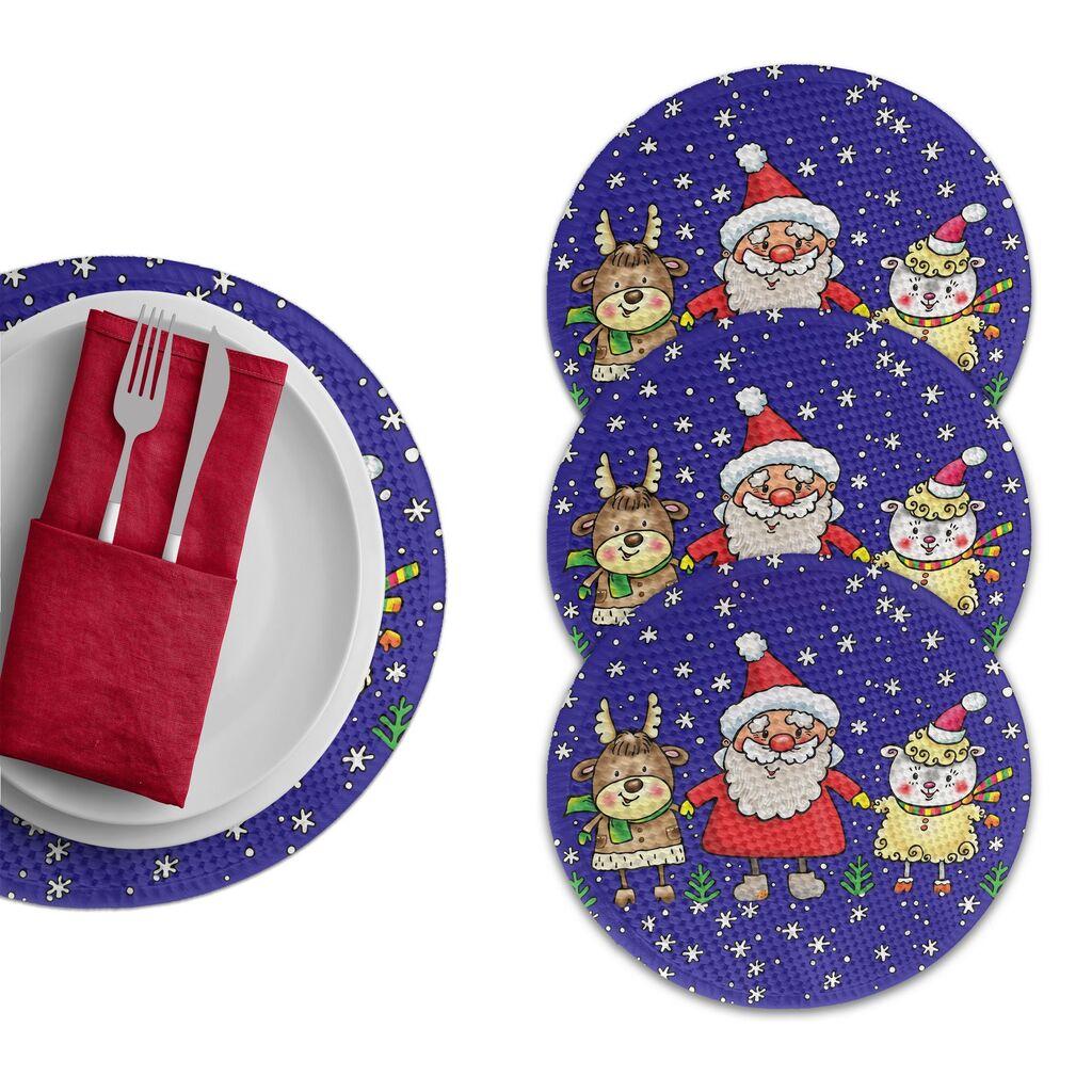 Hermia Podmetač za sto 2719Supla, 4 komada, Šareni