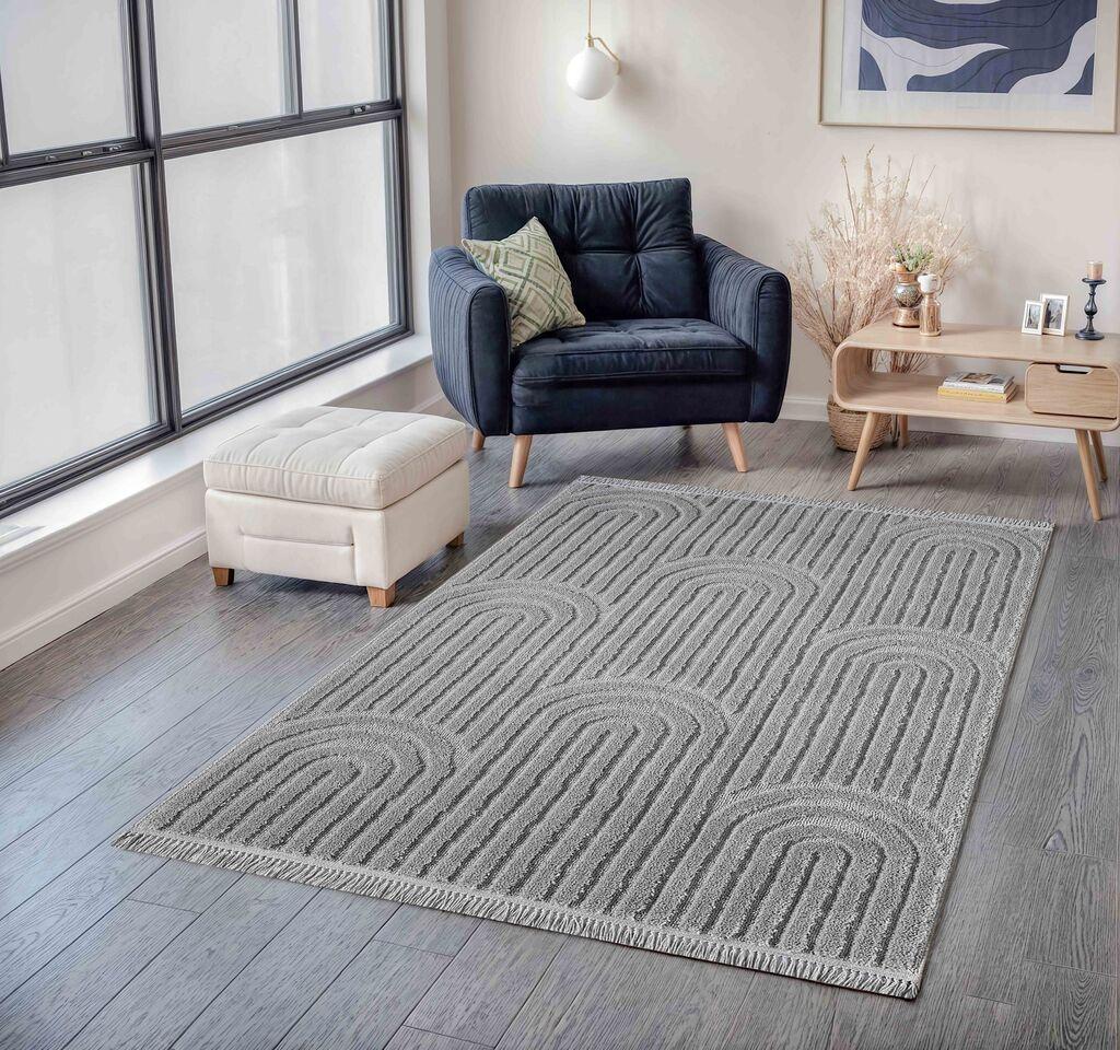 Conceptum Hypnose Tepih Janerio, 160 x 230cm, Sivi