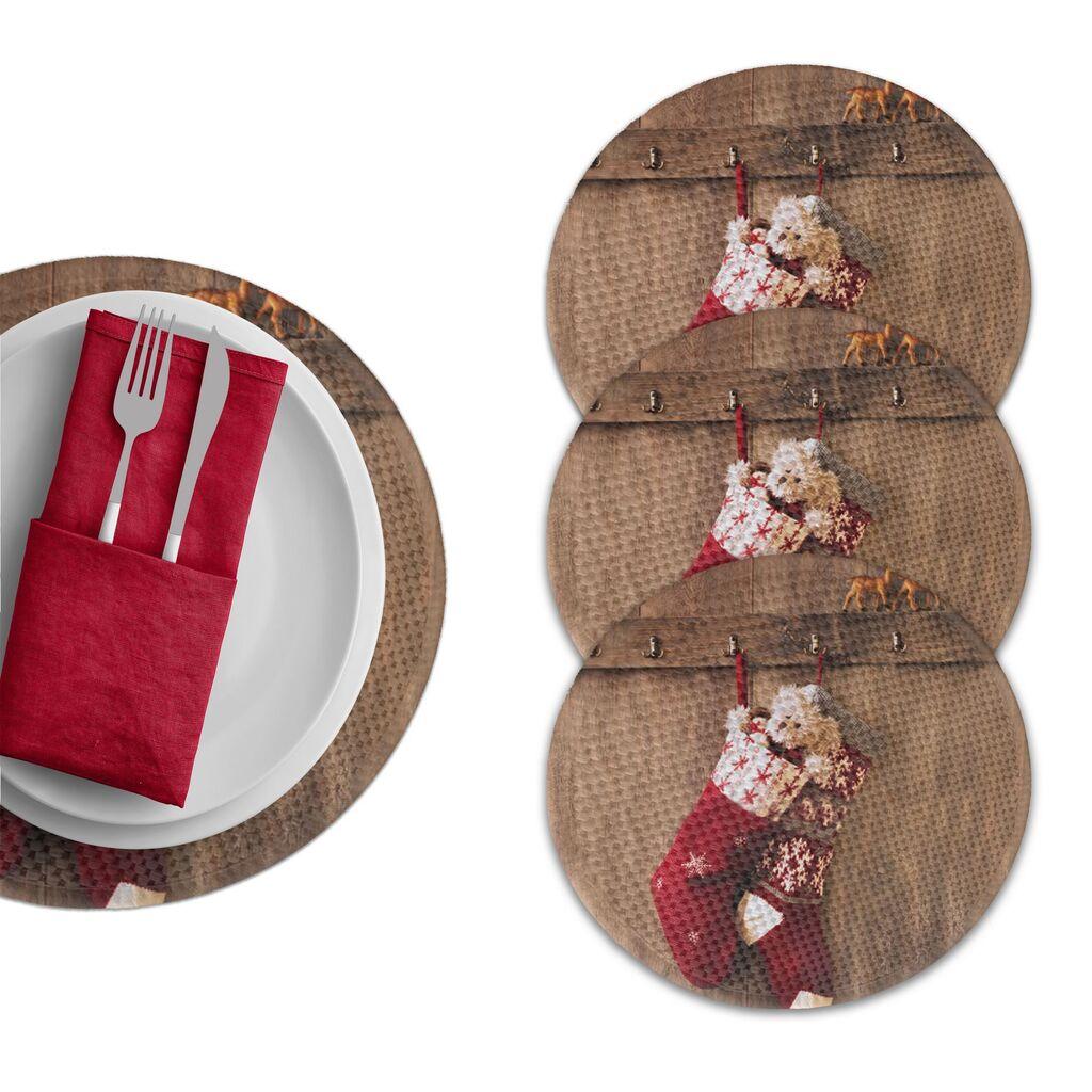 Hermia Podmetač za sto 4188Supla, 4 komada, Šareni