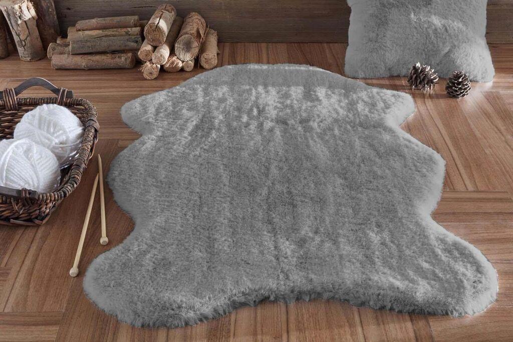 Conceptum Hypnose Tepih Faux Fur Post, 70 x 100cm, Sivi