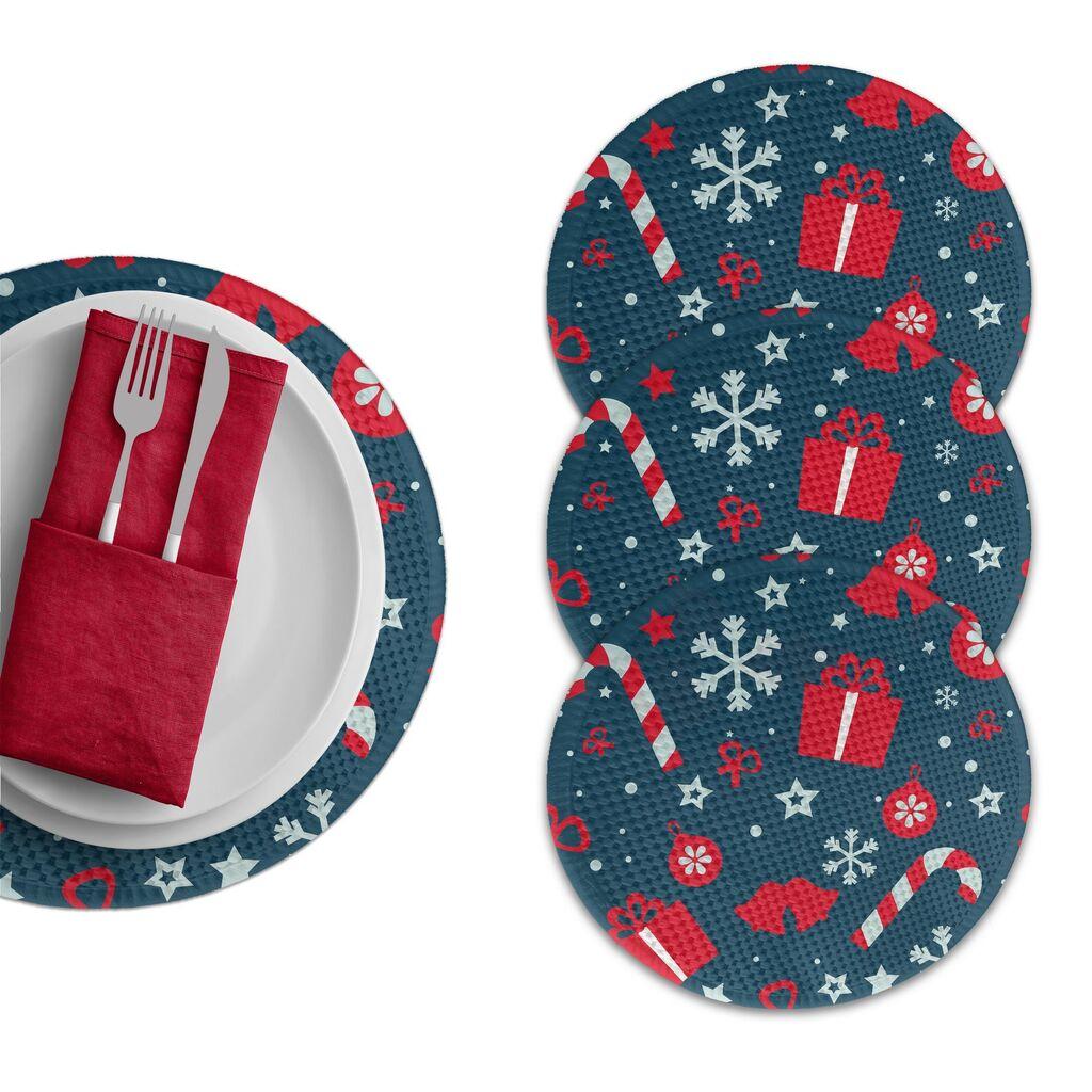 Hermia Podmetač za sto 3167Supla, 4 komada, Šareni