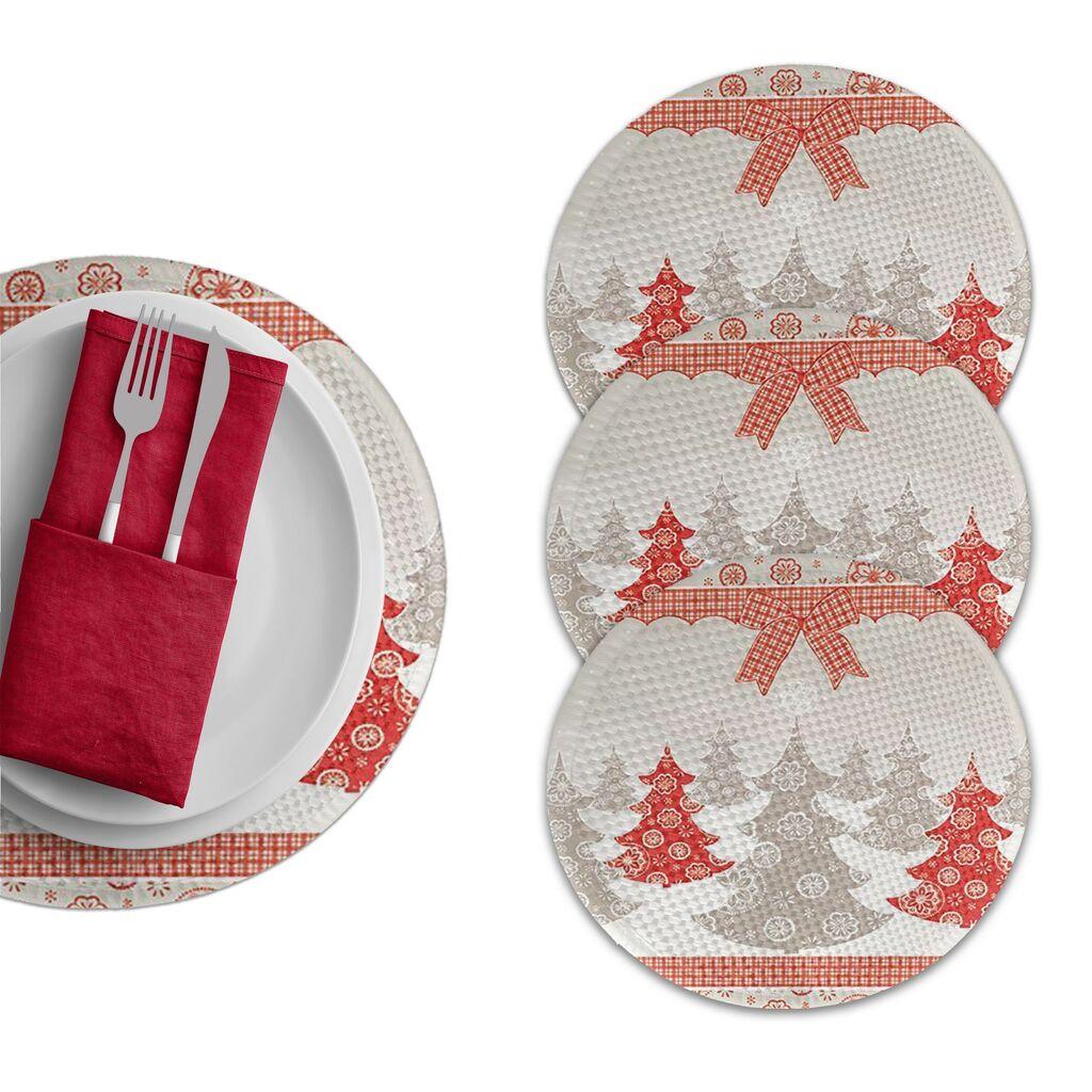 Hermia Podmetač za sto 4300Supla, 4 komada, Šareni