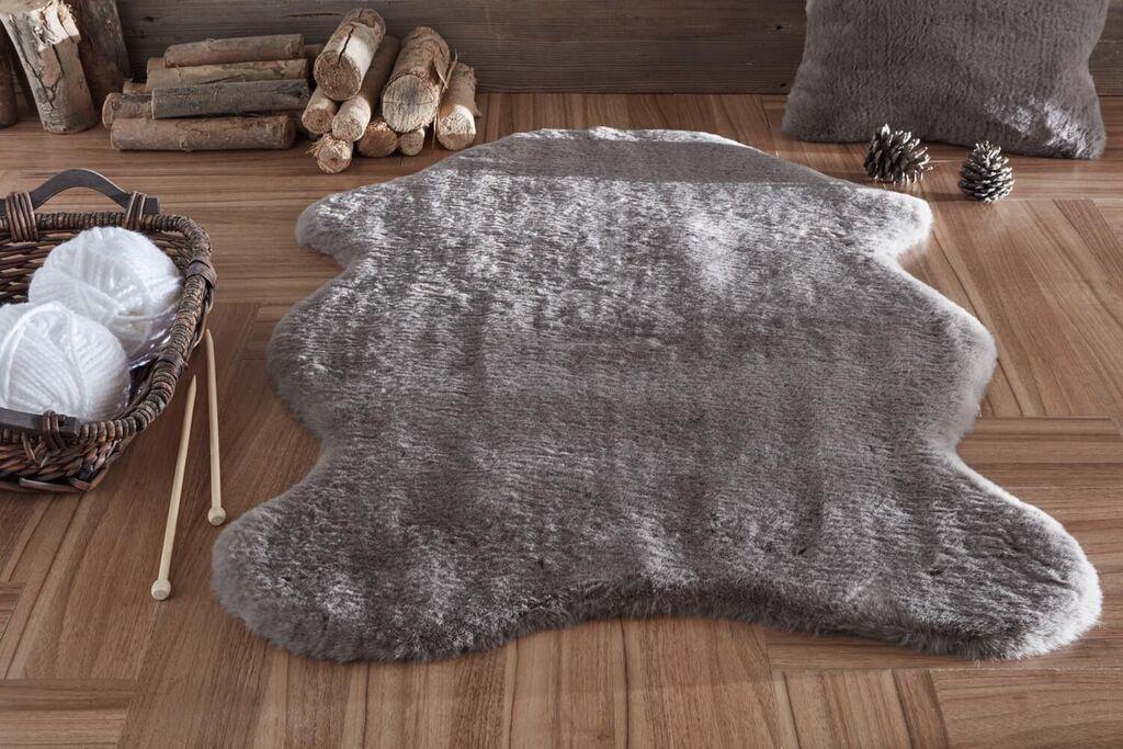 Conceptum Hypnose Tepih Faux Fur Post, 70 x 100cm, Antracit