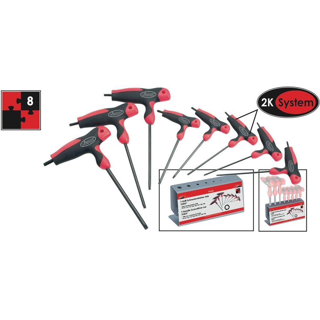 Vigor Set T-torex ključeva V1410, 8 komada