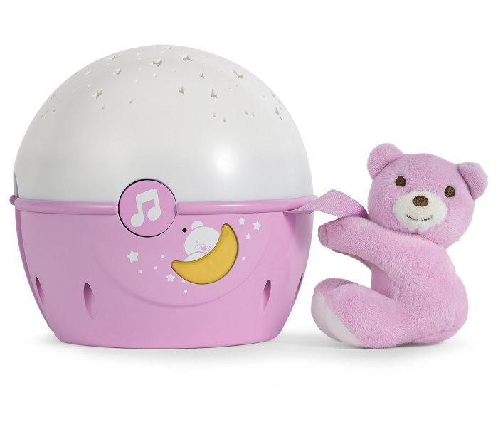 CHICCO Spotlight musical nekt 2 stars roze 0m+