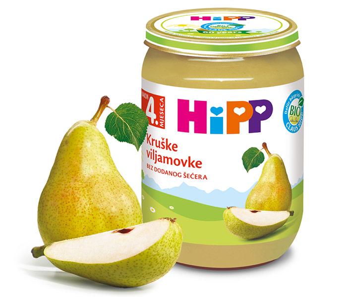 HIPP Kašica za bebe kruška viljamovka Bio 190g