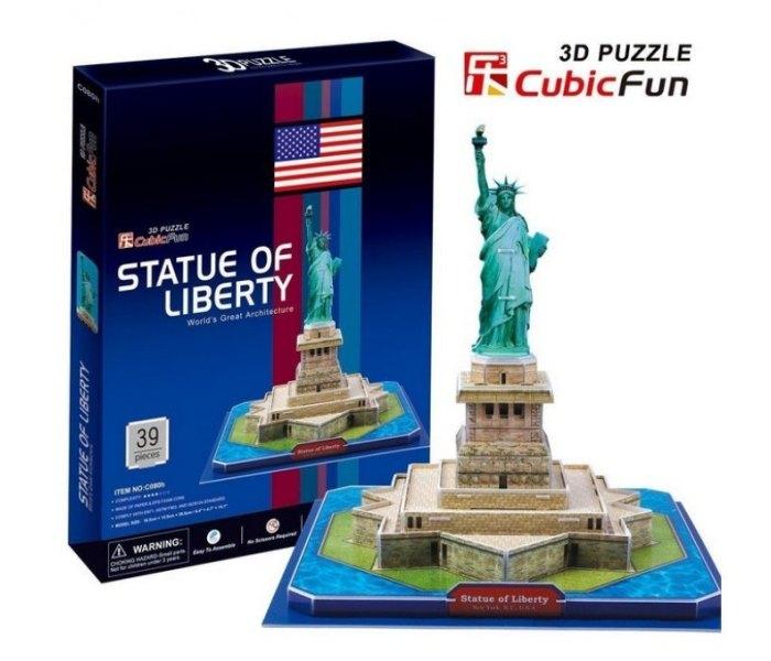 CUBIC FUN Puzzle 3D Statue Of Liberty C080h