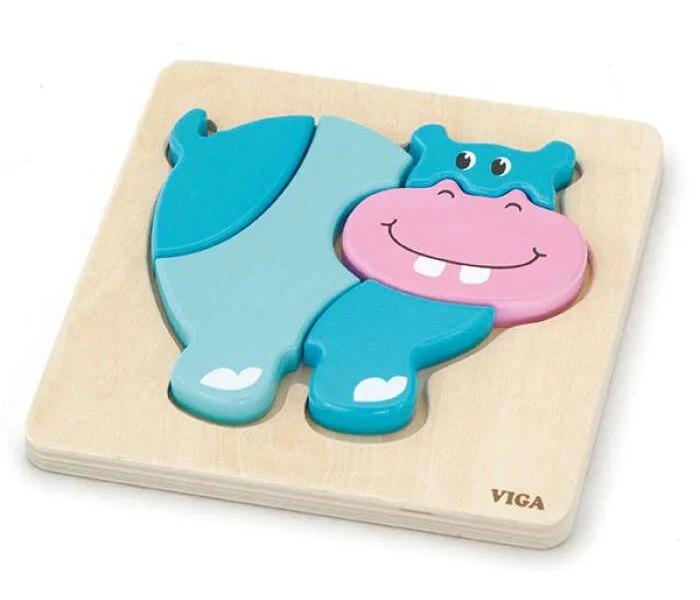 VIGA Slagalica Hippo