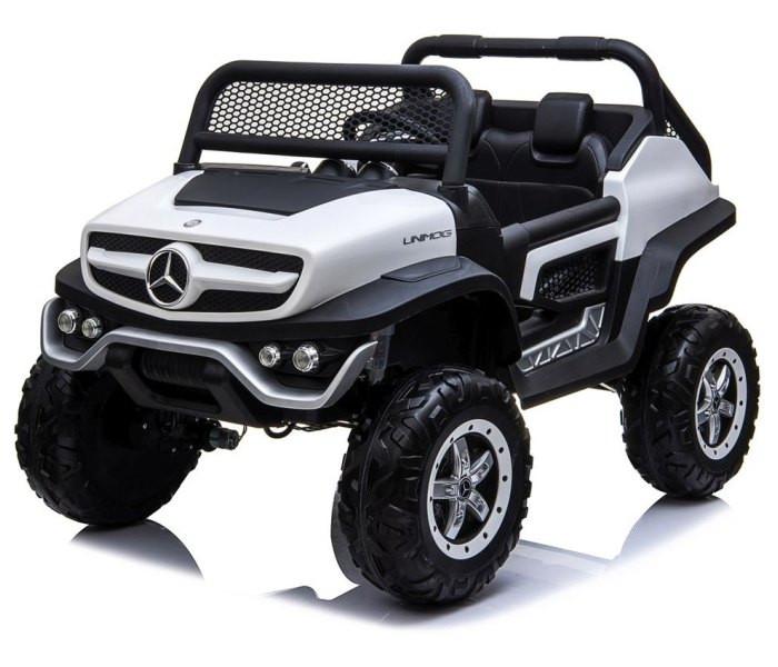 BBO Auto na akumulator za decu sa daljinskim upravljačem Mercedes Benz (12V) JL-199 UNIMOG beli