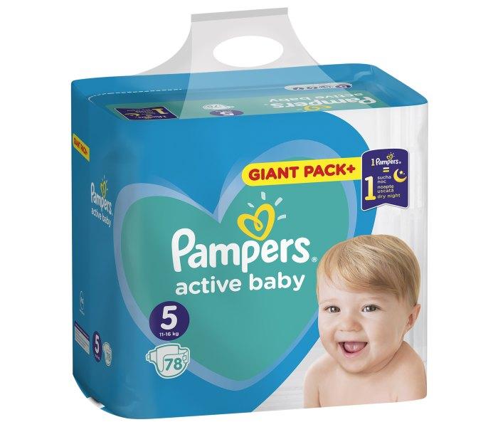 Pampers Pelene Active Baby 5, GP, 11-16 kg, 78/1