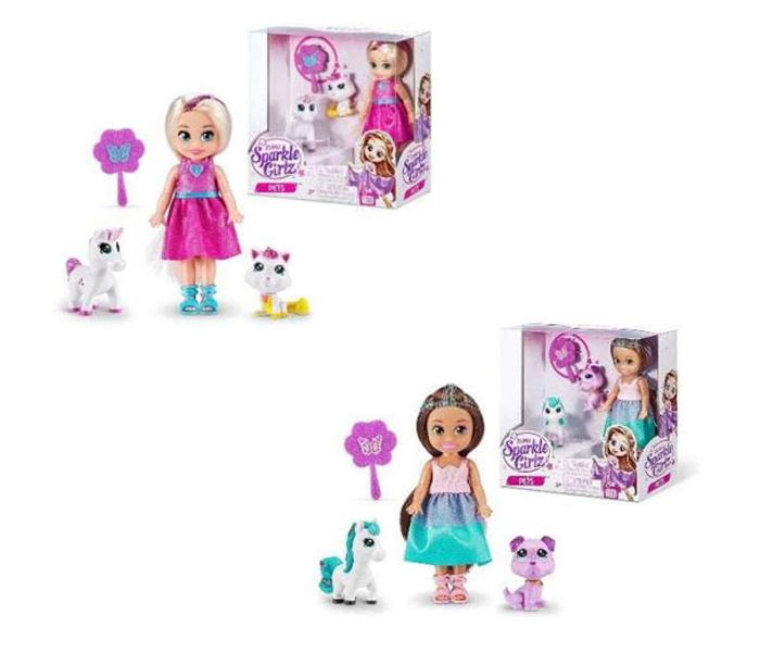 Sparkle girlz Toi GIRLZ DOLL AND PET, Colorful
