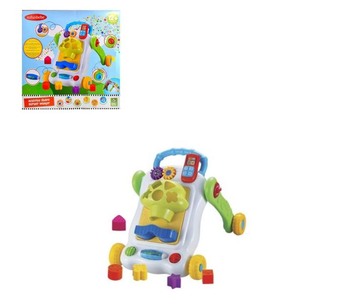 Infunbebe skakalica za bebe, 12+ meseci, bela