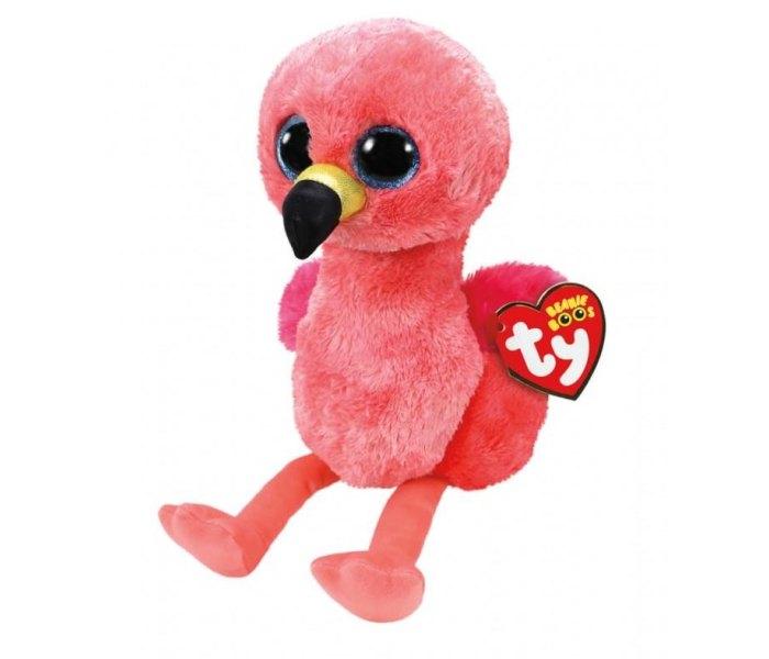TY Plišana igračka flamingo Beanie Boos Gilda roze