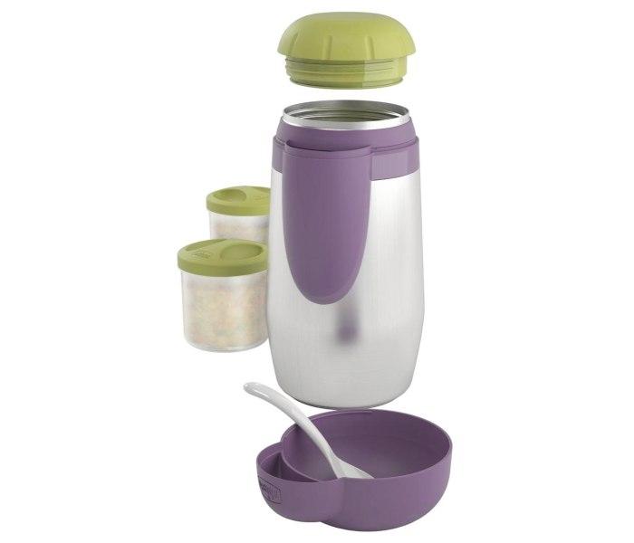 Chicco termos za hranu 0+ Step Up, ljubičasta