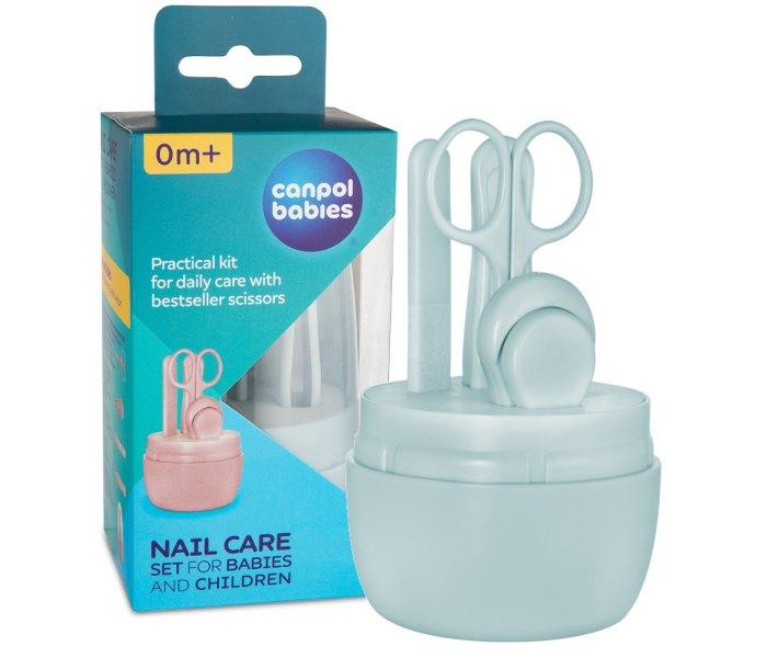 CANPOL BABIES Baby set za negu noktiju plavi