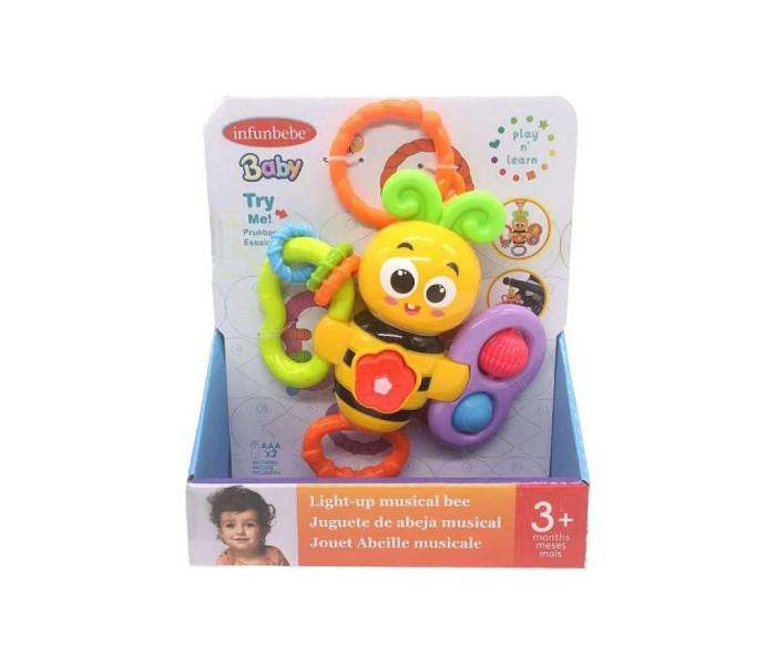 INFUNBEBE Igračka za bebe svetleća muzička pčela šarena