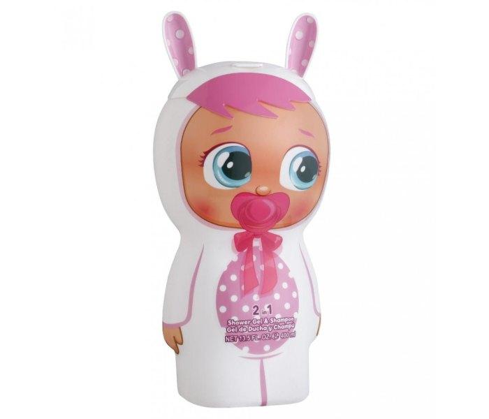 Gel za tuširanje Air Val Cry Babies 2 u 1, 2D 400ml., beli