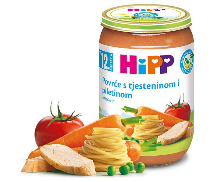 Hipp Kašica piletina sa povrćem i testeninom, 220g